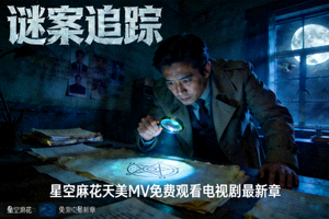 星空麻花天美MV免费观看电视剧最新章悬疑剧《谜案追踪》海报 - 侦探调查神秘案件场景